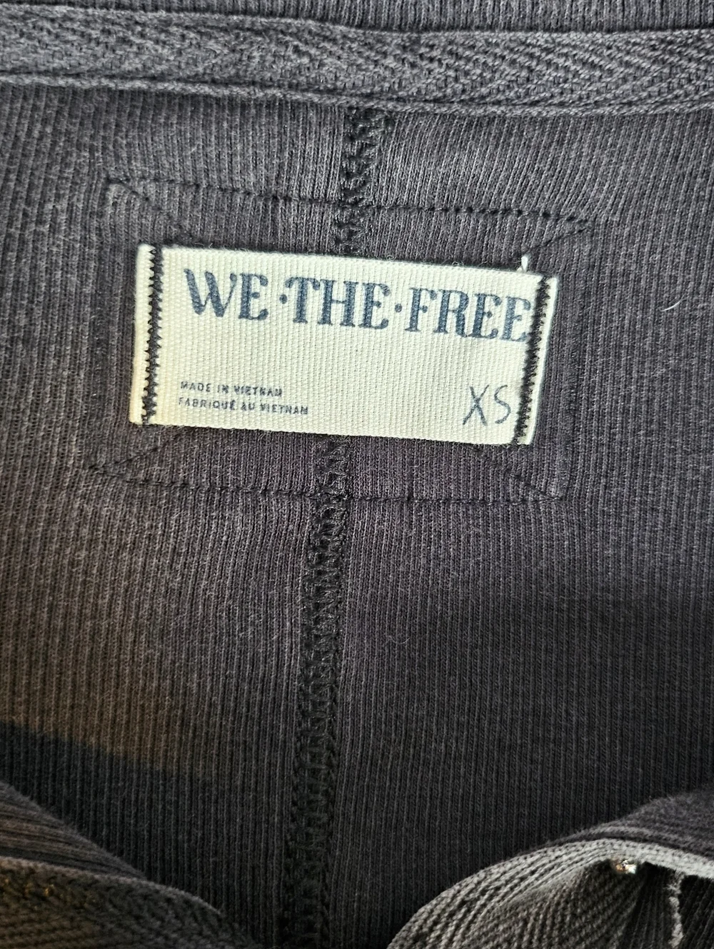 Free People We The Free Washed Black Betty Button Down Grunge Long Sleeve Top